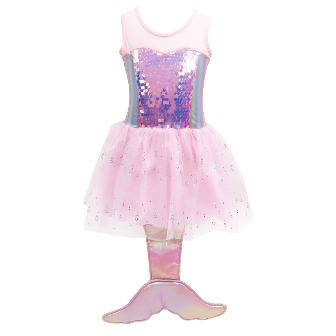 Mermaid Dress with Tail - Size 5-6