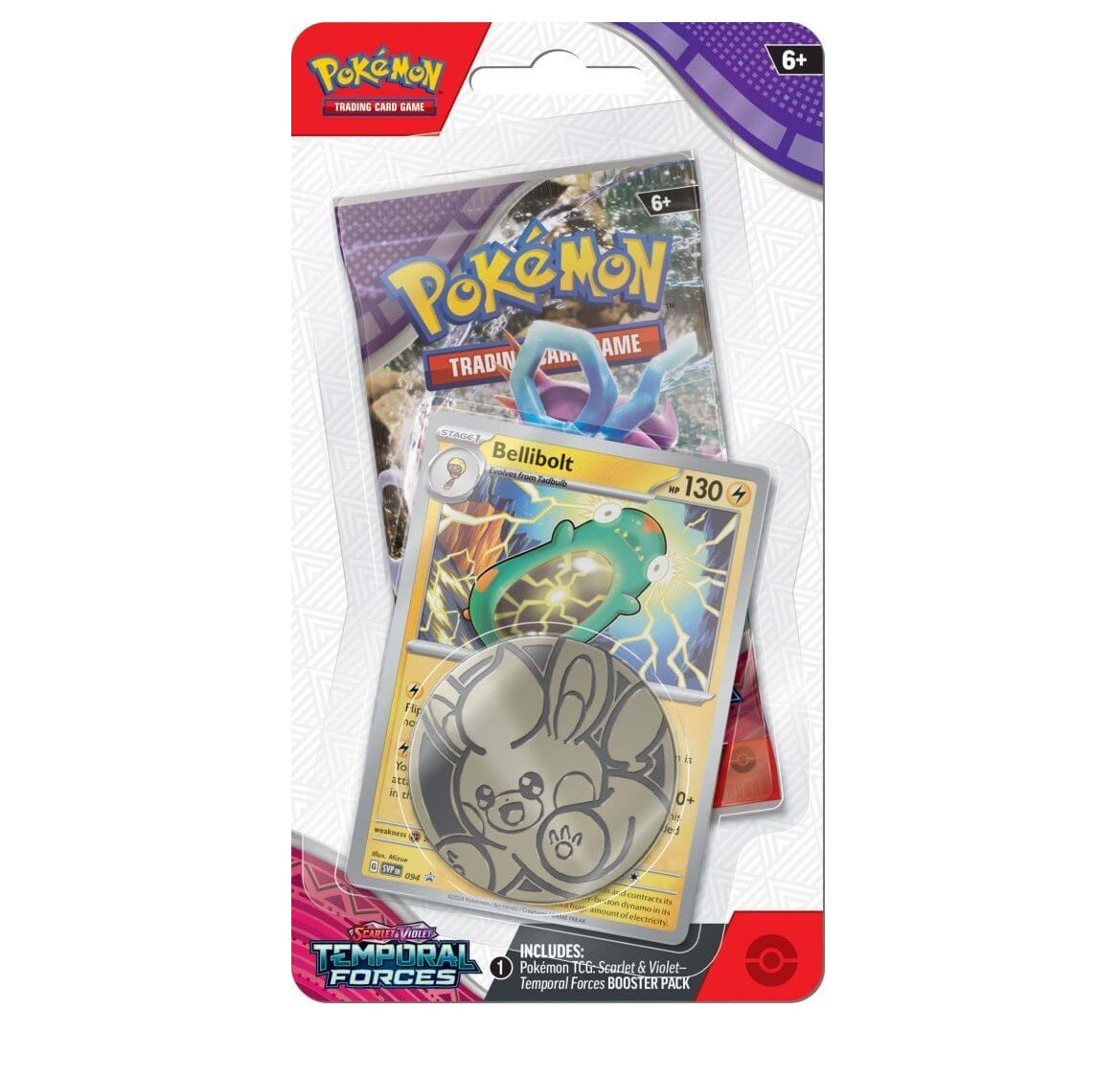 Pokemon TCG: Scarlet & Violet Temporal Forces Checklane Blister Pack (Set of 2)