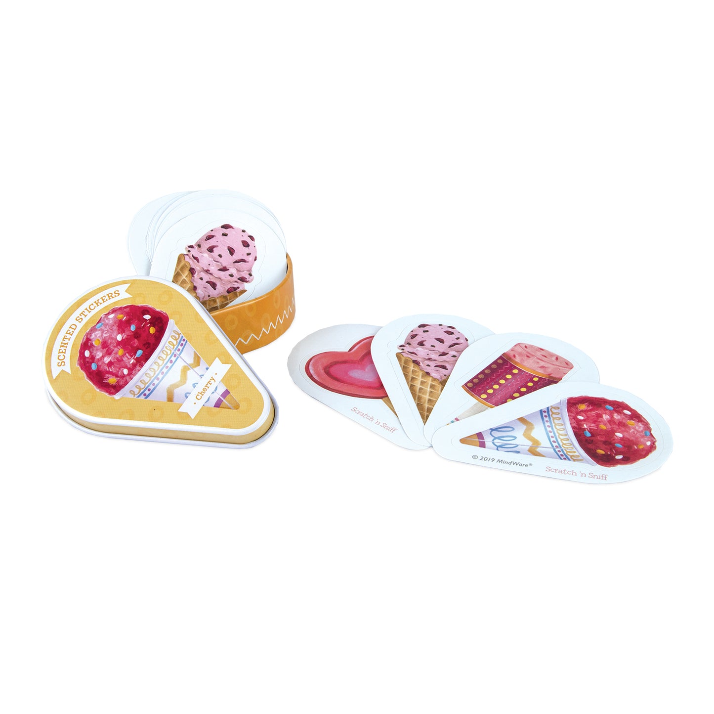 Ice Cream Scented Stickers
