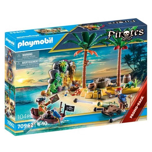 Pirates - Treasure island with Rowboat 70962