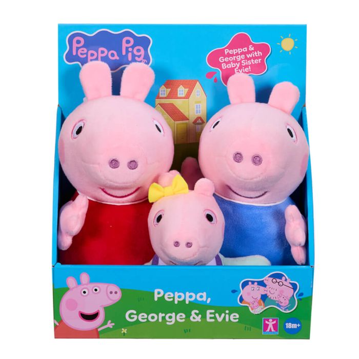 Peppa Pig - Peppa George & Evie