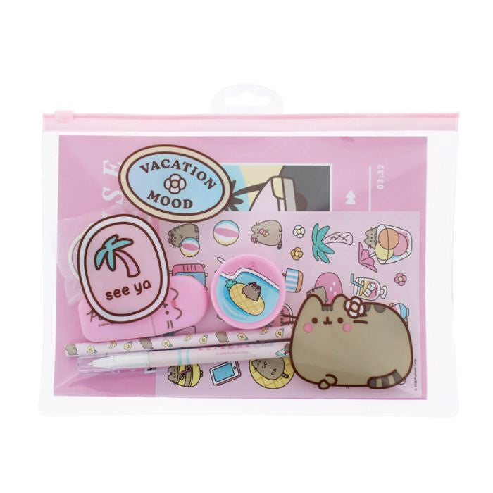 Pusheen Tropical Vacation Super Stationary Set