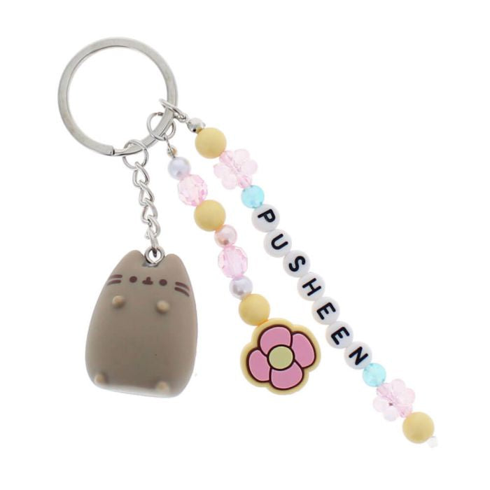 Pusheen Tropical Vacation Keyring