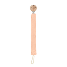 100% Cotton Pacifier Clip - Baby Pink