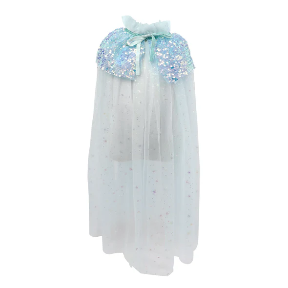 Frozen Elsa Sequin Cape - One Size