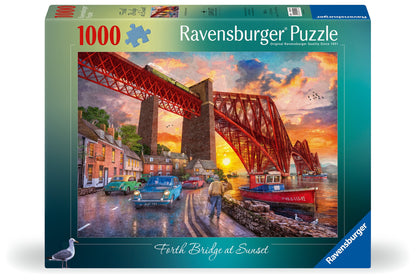 1000 pc Puzzle - Forth Bridge at Sunset