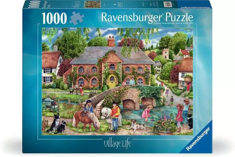 1000 pc Puzzle - Village Life