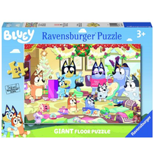 24 pc Giant Floor Puzzle - Christmas with Bluey!
