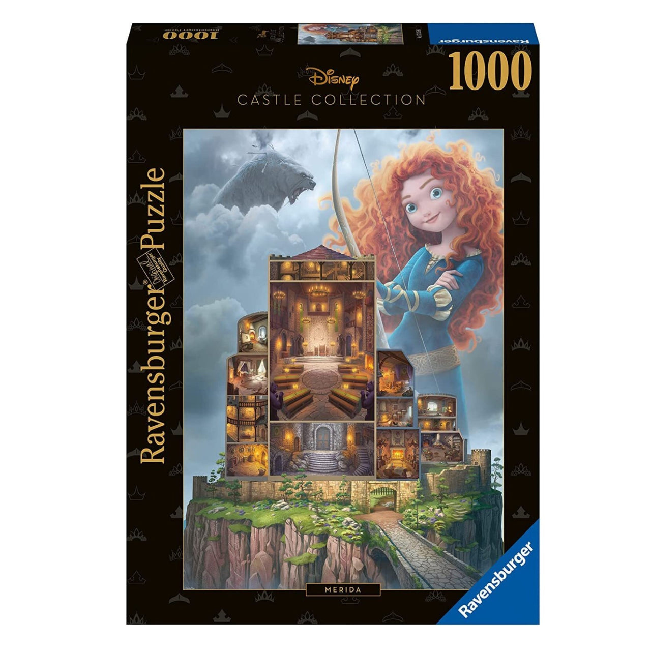 1000pc Puzzle - Disney Castle Collection -  Merida