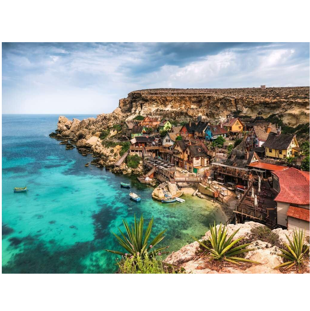 1500 pc Puzzle - Popeye Village, Malta