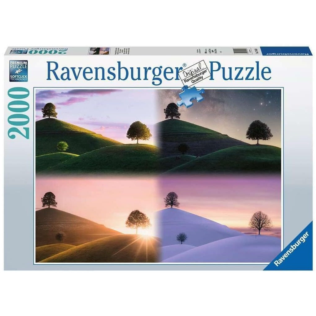 2000 pc Puzzle - Atmospheric Trees & Mountains