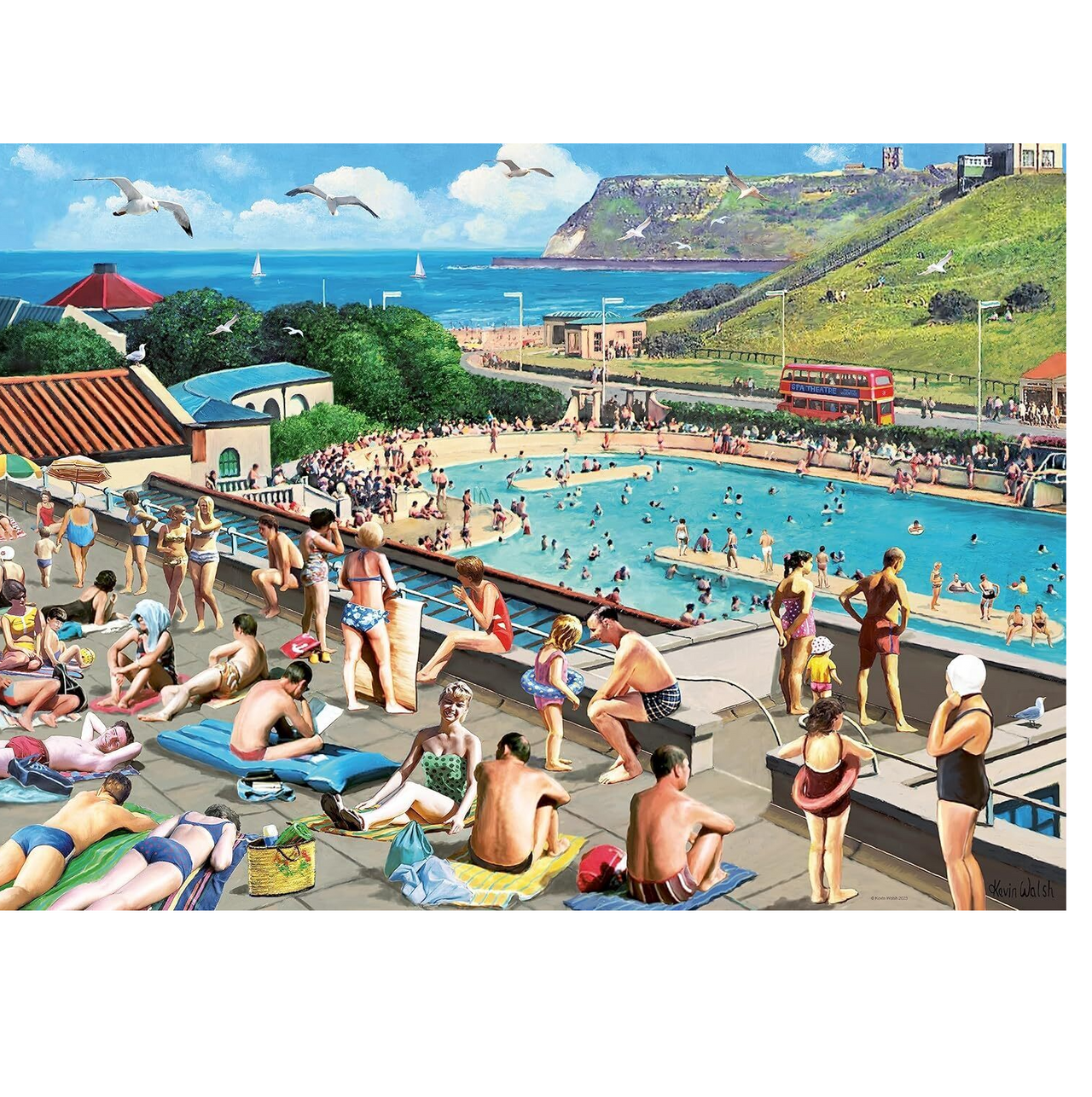 1000 pc Puzzle - Leisure Days - Scarborough