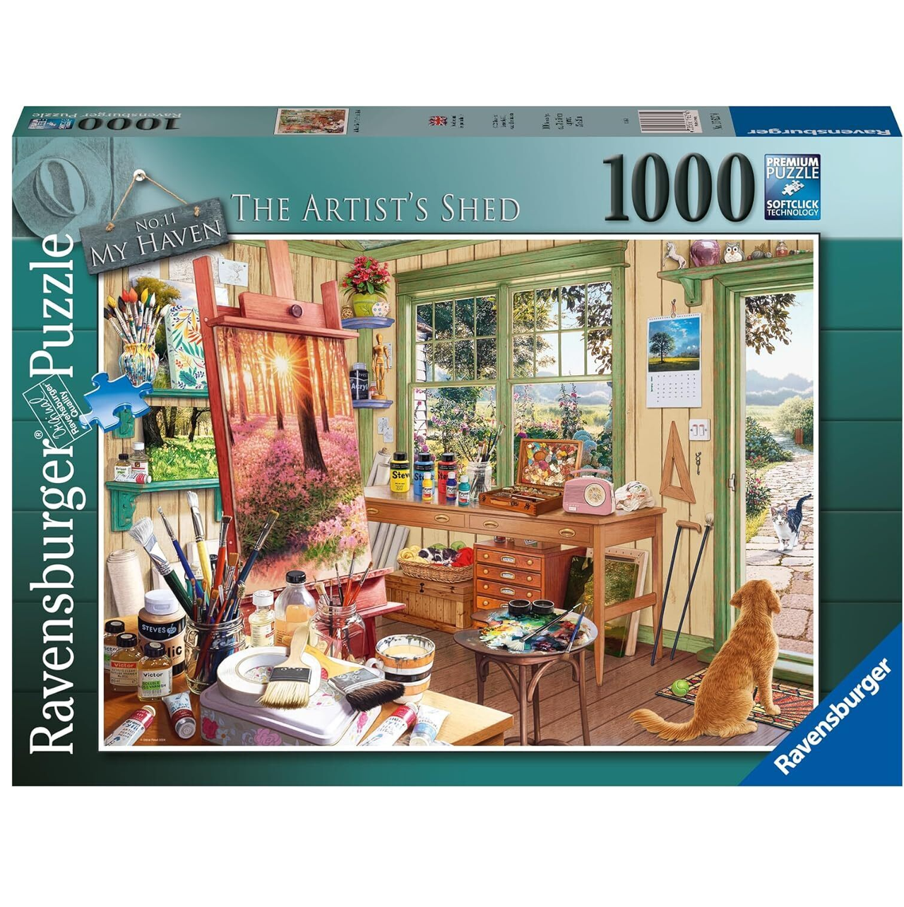 1000 pc Puzzle - My Haven No. 11: The Artist's Shed