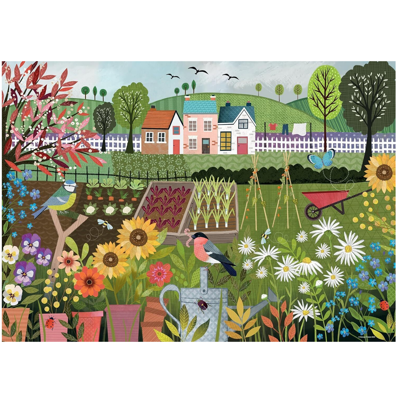 1000 pc Puzzle - Garden Allotment