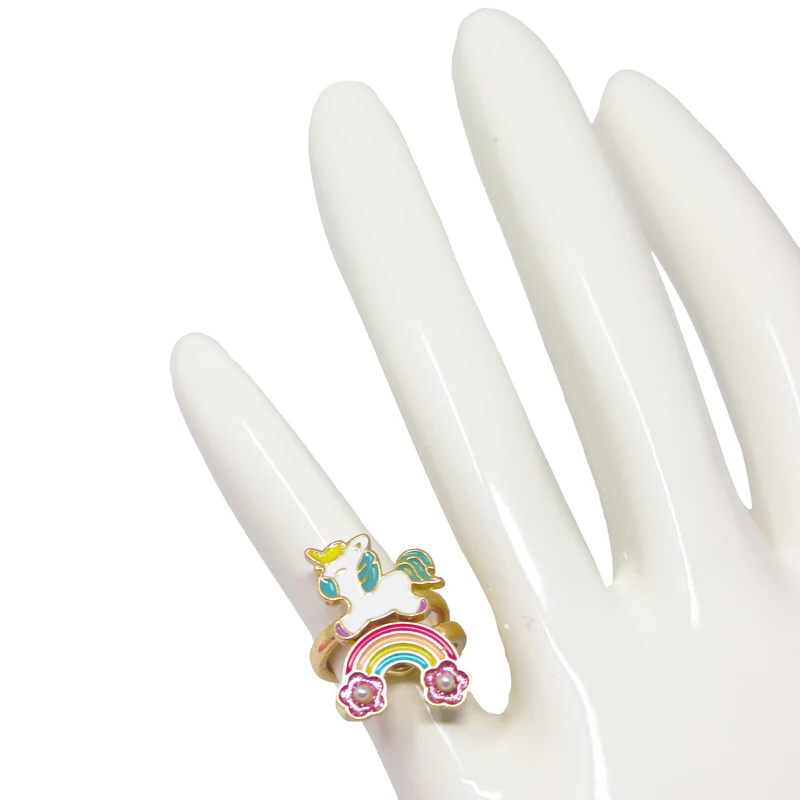 Fidget Rainbow Fantasy Sparkle Ring