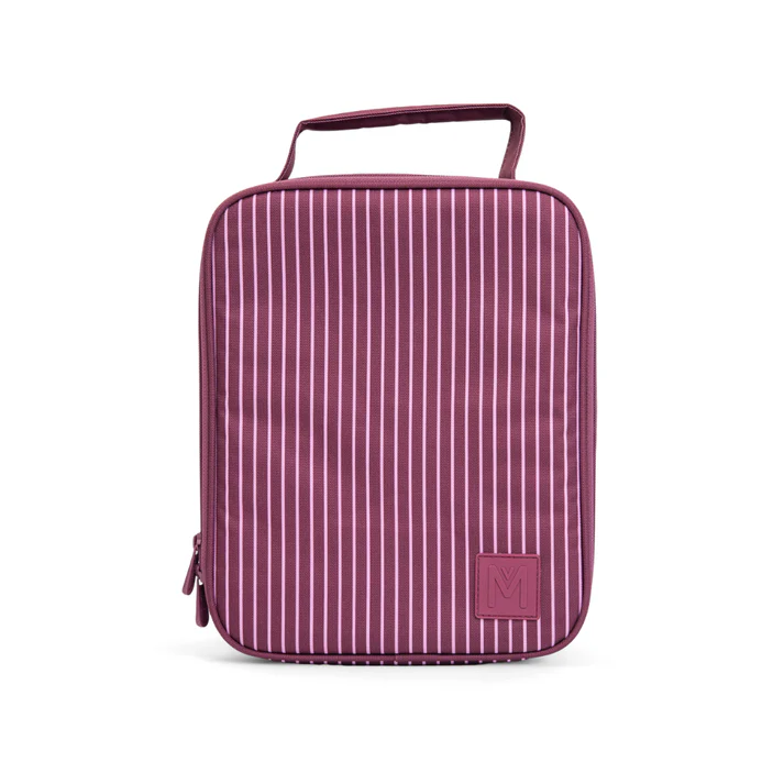 MontiiCo Large Insulated Lunch Bag (Larger Size) - Ruby