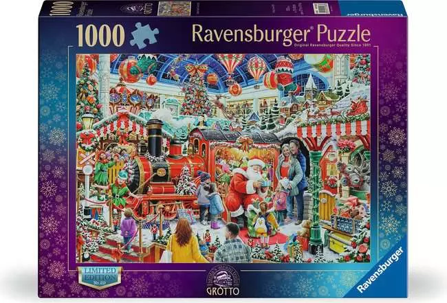 1000pc Santa's Steam Train Grotto
