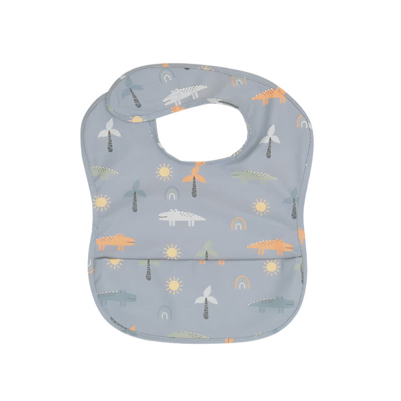 Recycled Pouch Bib - Crocodile