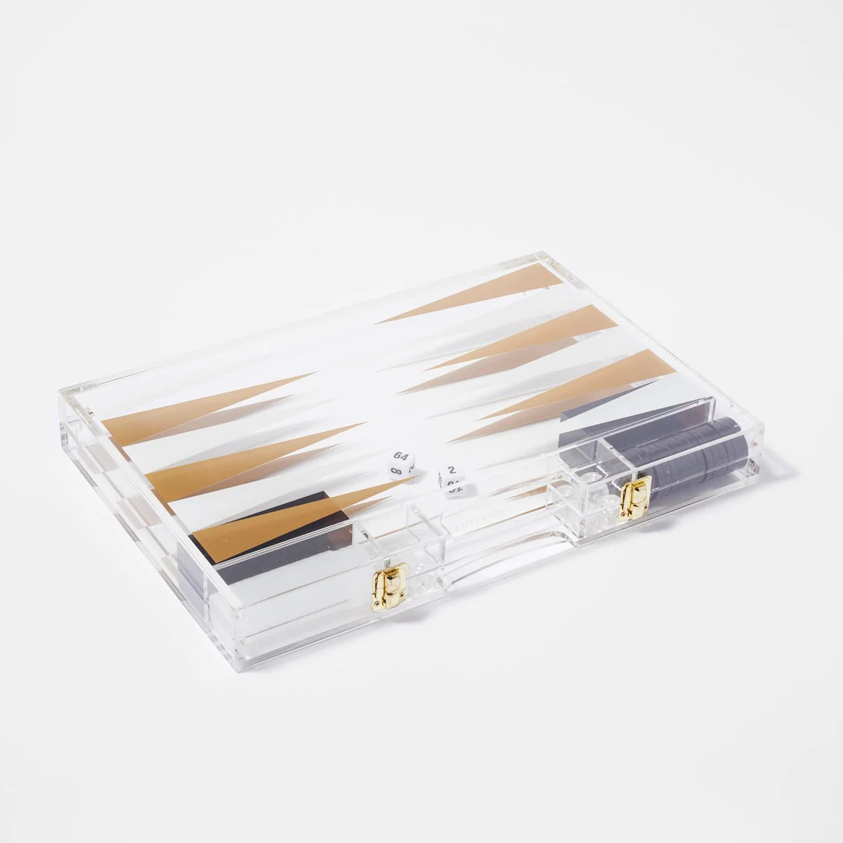 Lucite Backgammon - Whiskey Noir Edition