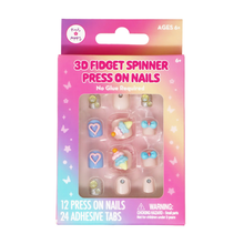 3D Fidget Spinner Press-on Nails - Ice Cream