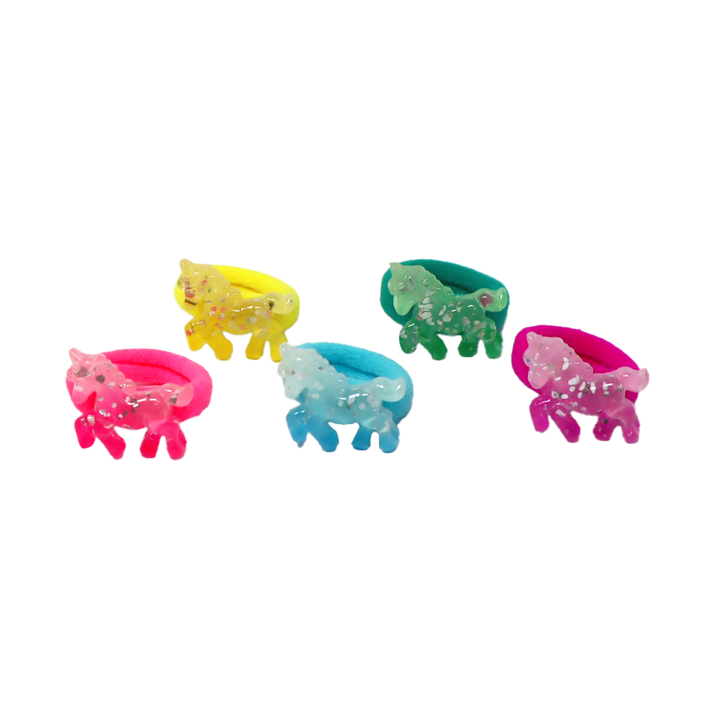 Dreamland Unicorn Hair Elastics 5pk