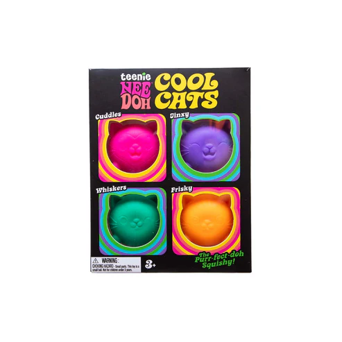 Nee Doh Cool Cats Teenie Multi-Pack