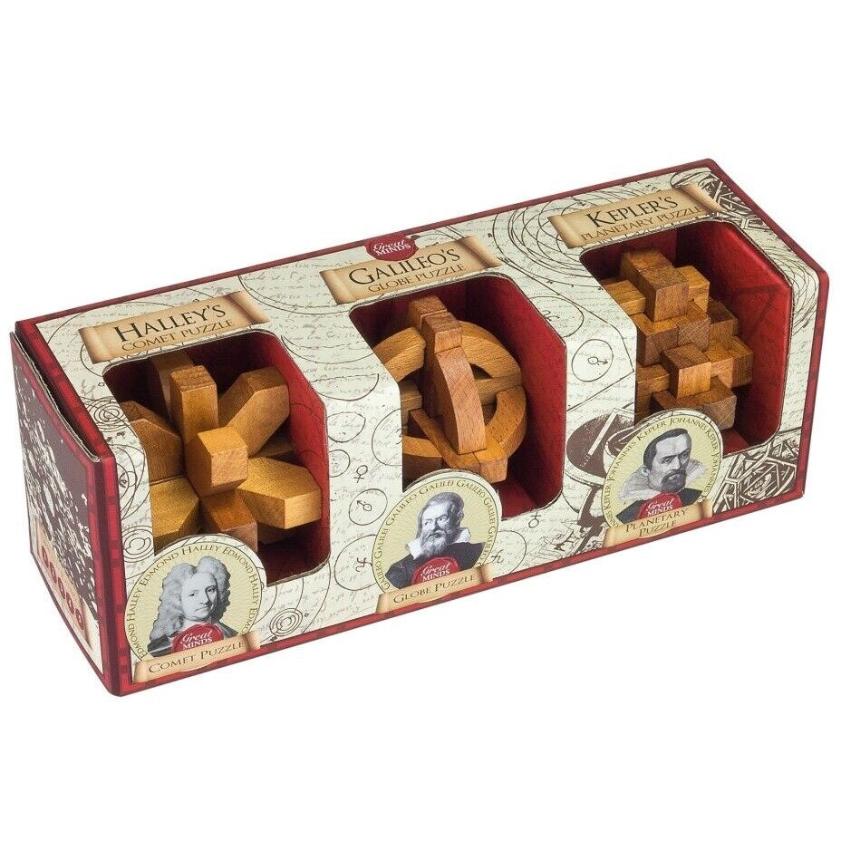 Great Minds Set of 3 Wood Puzzles