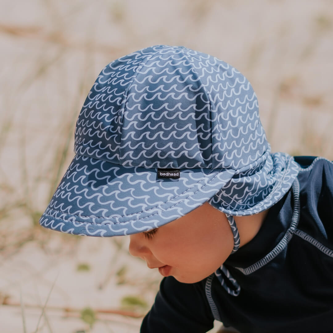 Kids Swim Legionnaire Hat - Tide