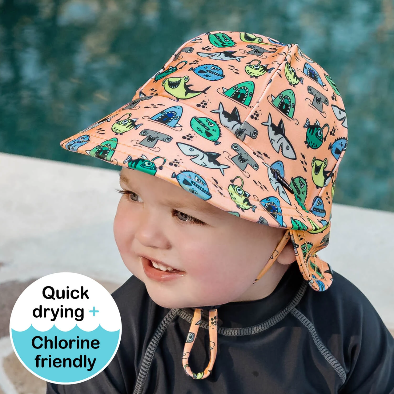Legionnaire Flap Swim Hat - Nippers