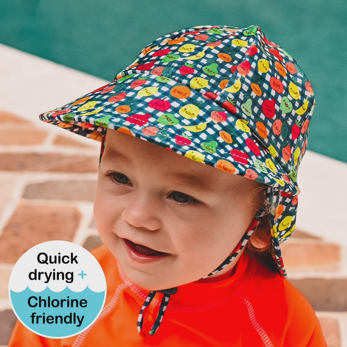 Legionnaire Flap Swim Hat - Fruity