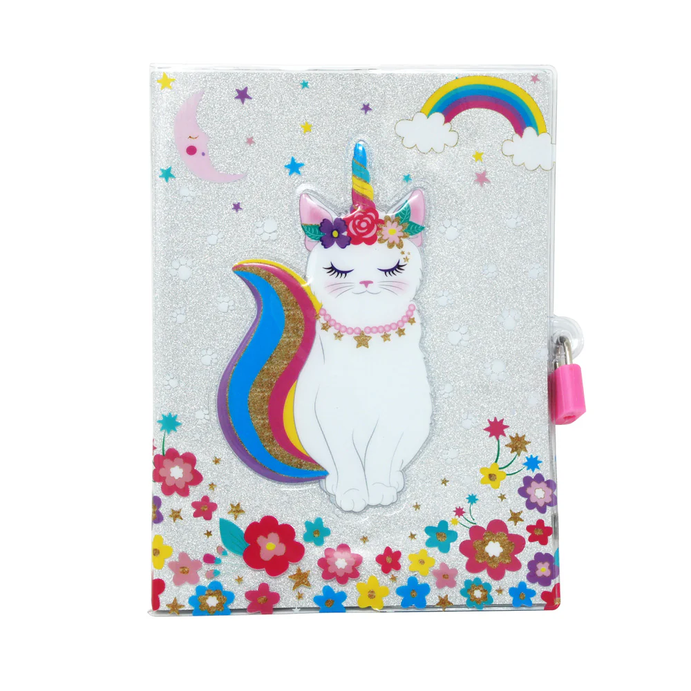 Caticorn 3D Lockable Diary