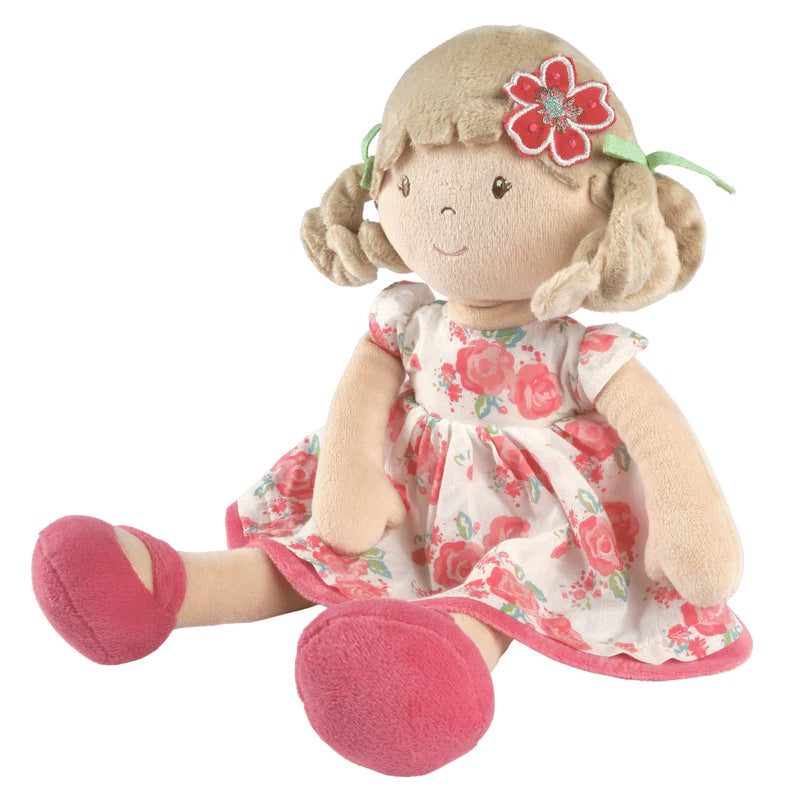 Scarlet Doll with Beige Hair and Floral Dress