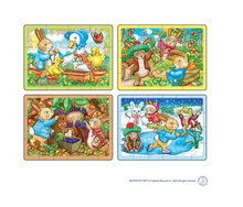 4 in a Box Puzzle - Peter Rabbit