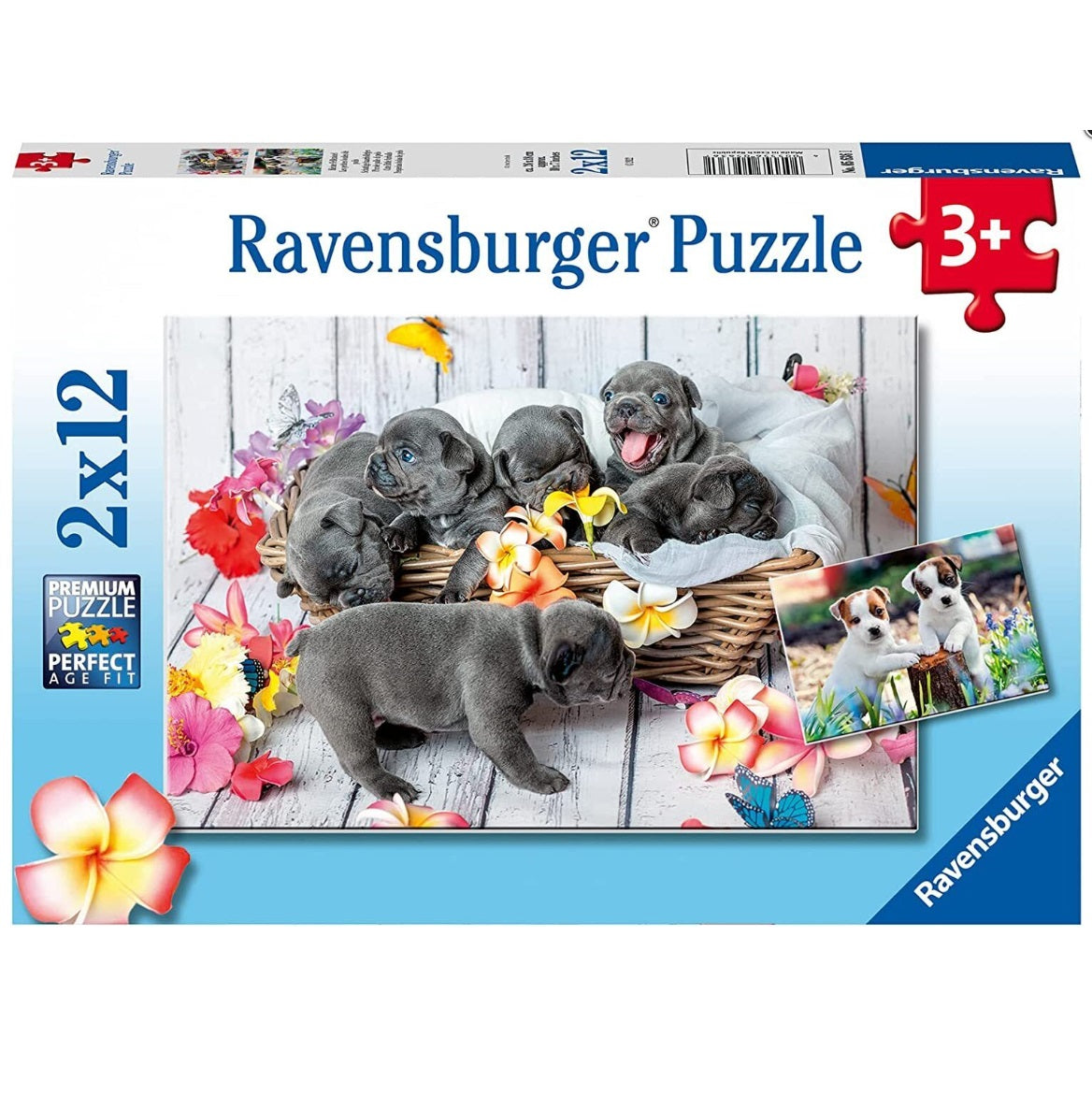 Cute Little Furballs Puzzle 2x12pc