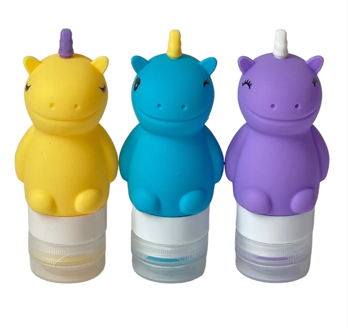 Set of 3 Squeeze Bottles - assorted