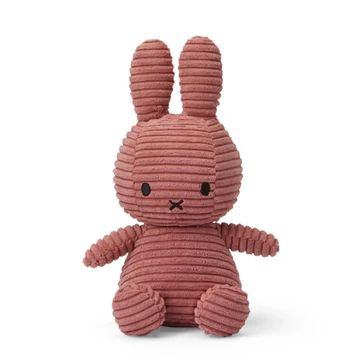 Miffy ECO Corduroy Dusty Rose - 23cm