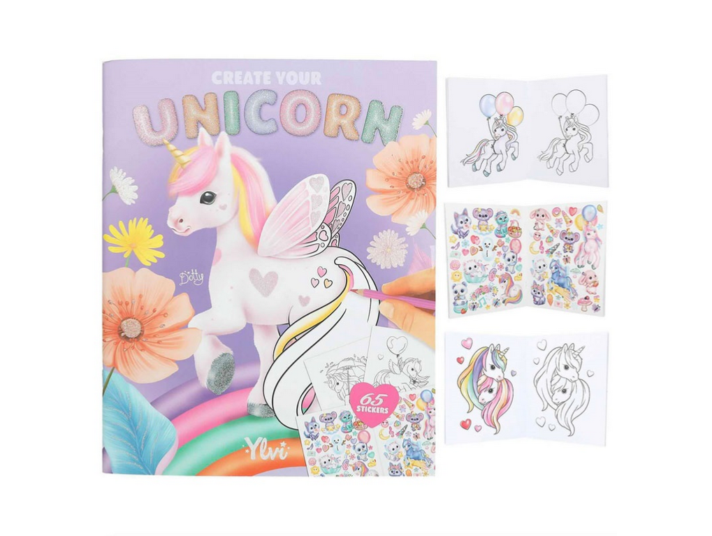 Ylvi Colouring Book Unicorn