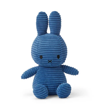 Miffy ECO Corduroy Kobalt Blue - 23cm