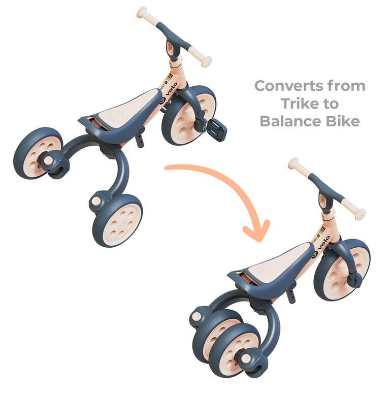 Velo Trike 2 In 1 Peach