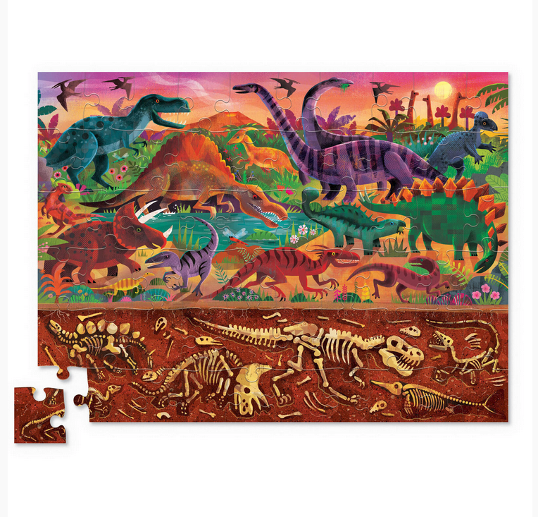 60pc Above & Below - Dinosaur