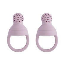 Silicone Fresh Food Feeder Set of 2 - Lilac