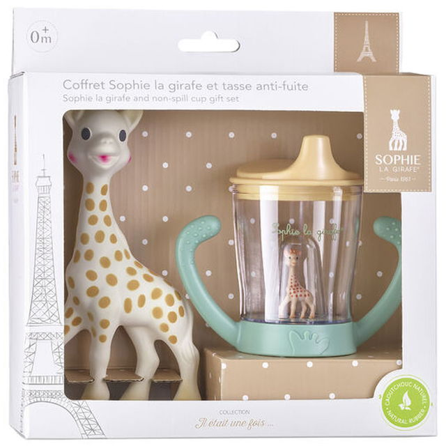 Sophie La Giraffe and Non-Spill Cup