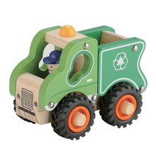 Wooden Wheelie Vehicle - Rubbish Truck