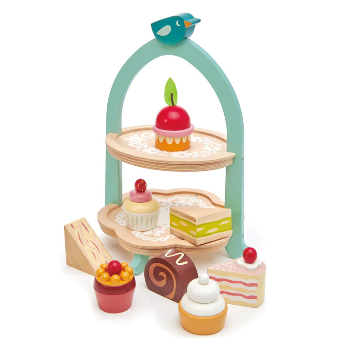 Mini Chef Birdie Afternoon Tea Stand