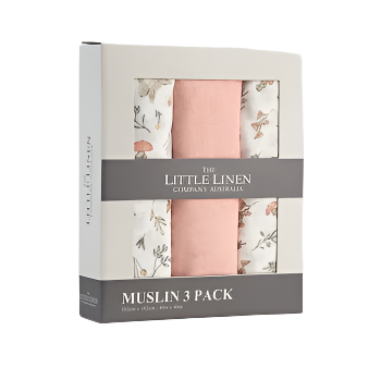 Muslin Wrap 3 pk - Harvest Bunny