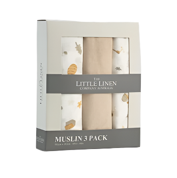 Muslin Wrap 3 pk - Nectar Bear