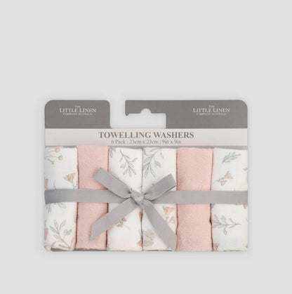 Towelling Washers (6 Pack)