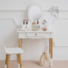 Vanity Table and Stool with Beauty Set