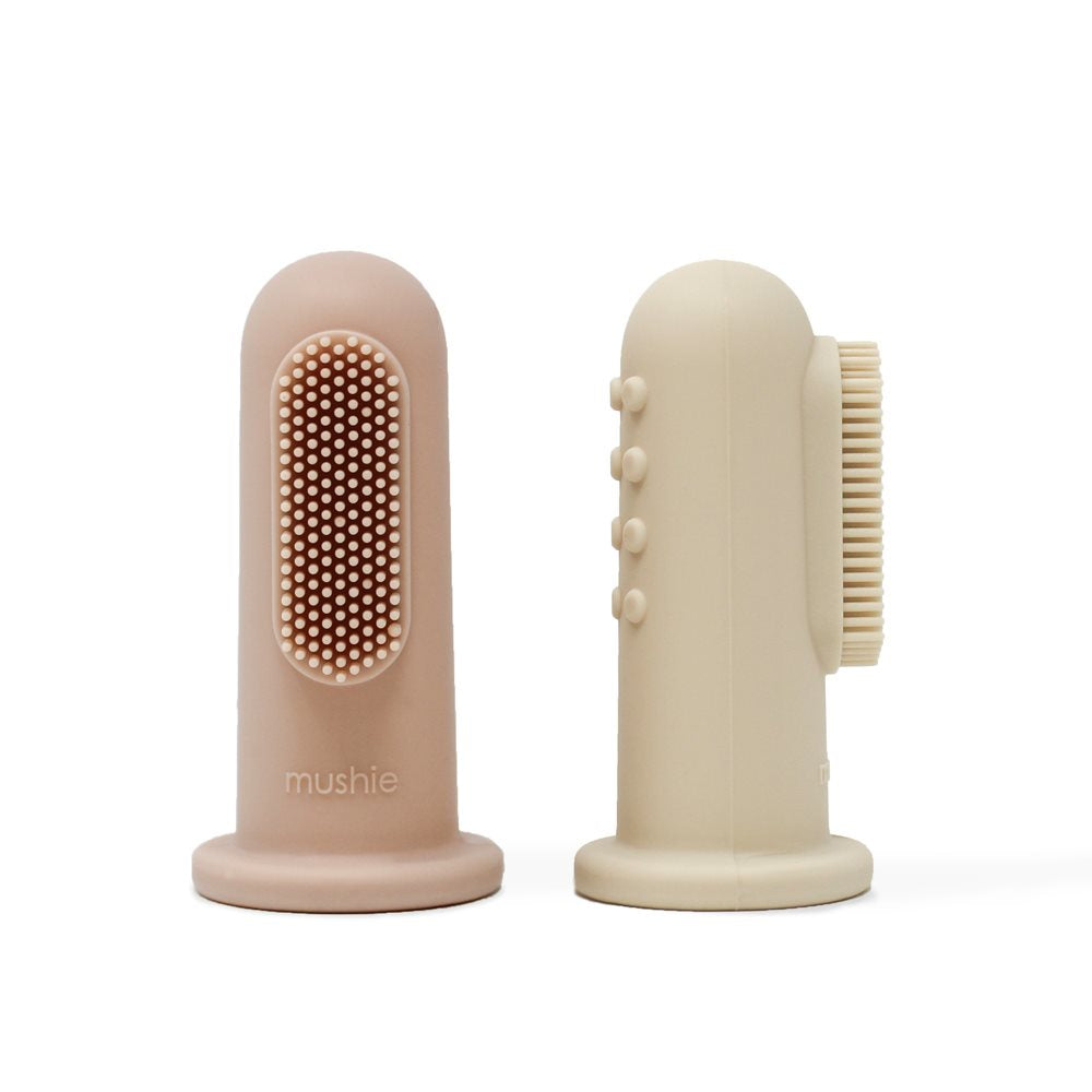 Finger Toothbrush - Shifting Sand & Blush