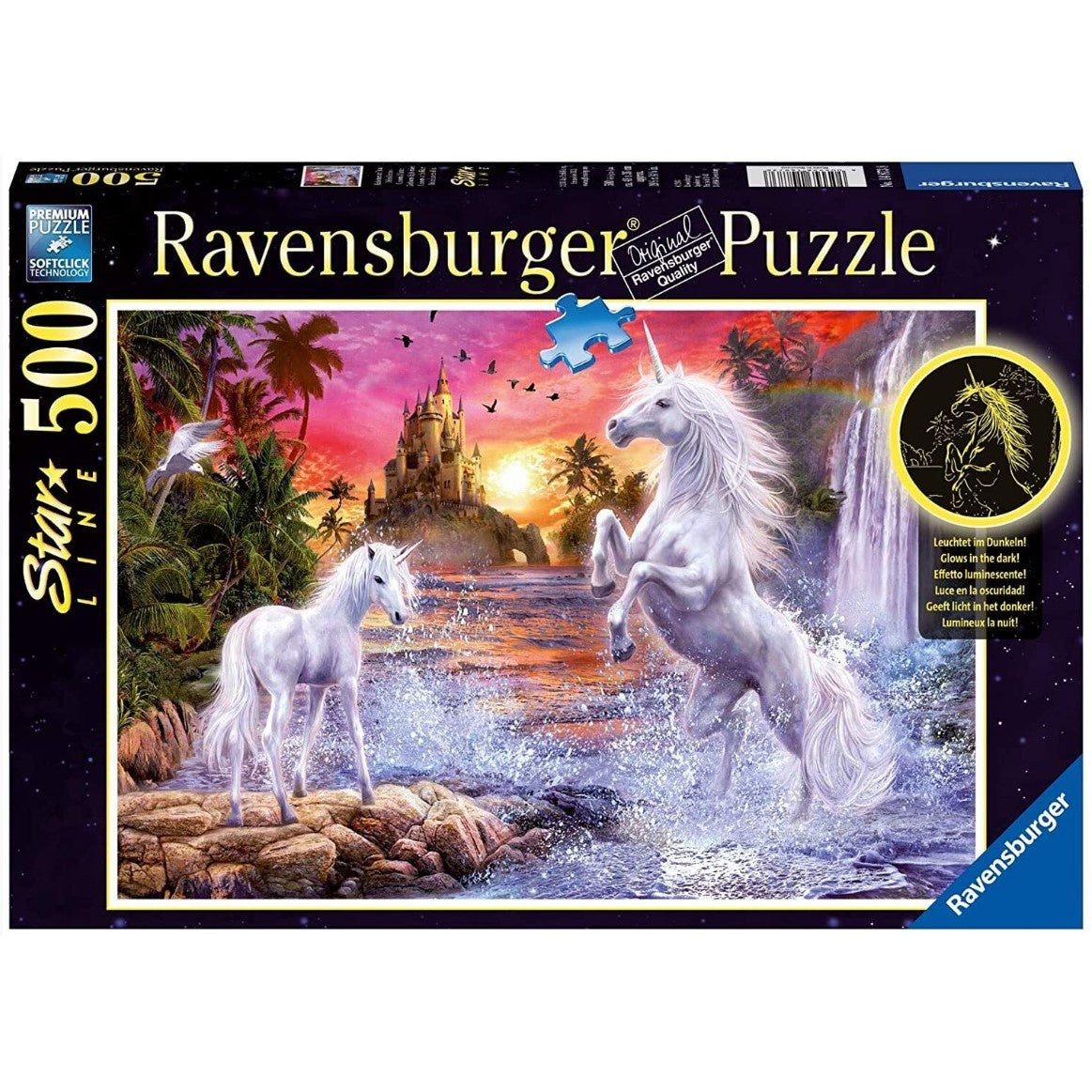 500pc Puzzle - Unicorns at the River Starline